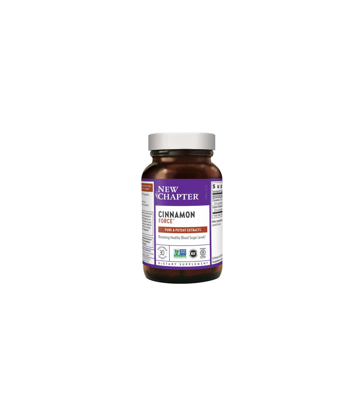 New Chapter Cinnamon Force 30 Vegi Capsules | Unbeatable Prices, Daily Deals | VITASHOP