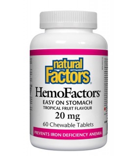 Natural Factors HemoFactors 20 mg, 60 Chewable Tablets | Unbeatable Prices, Daily Deals | VITASHOP