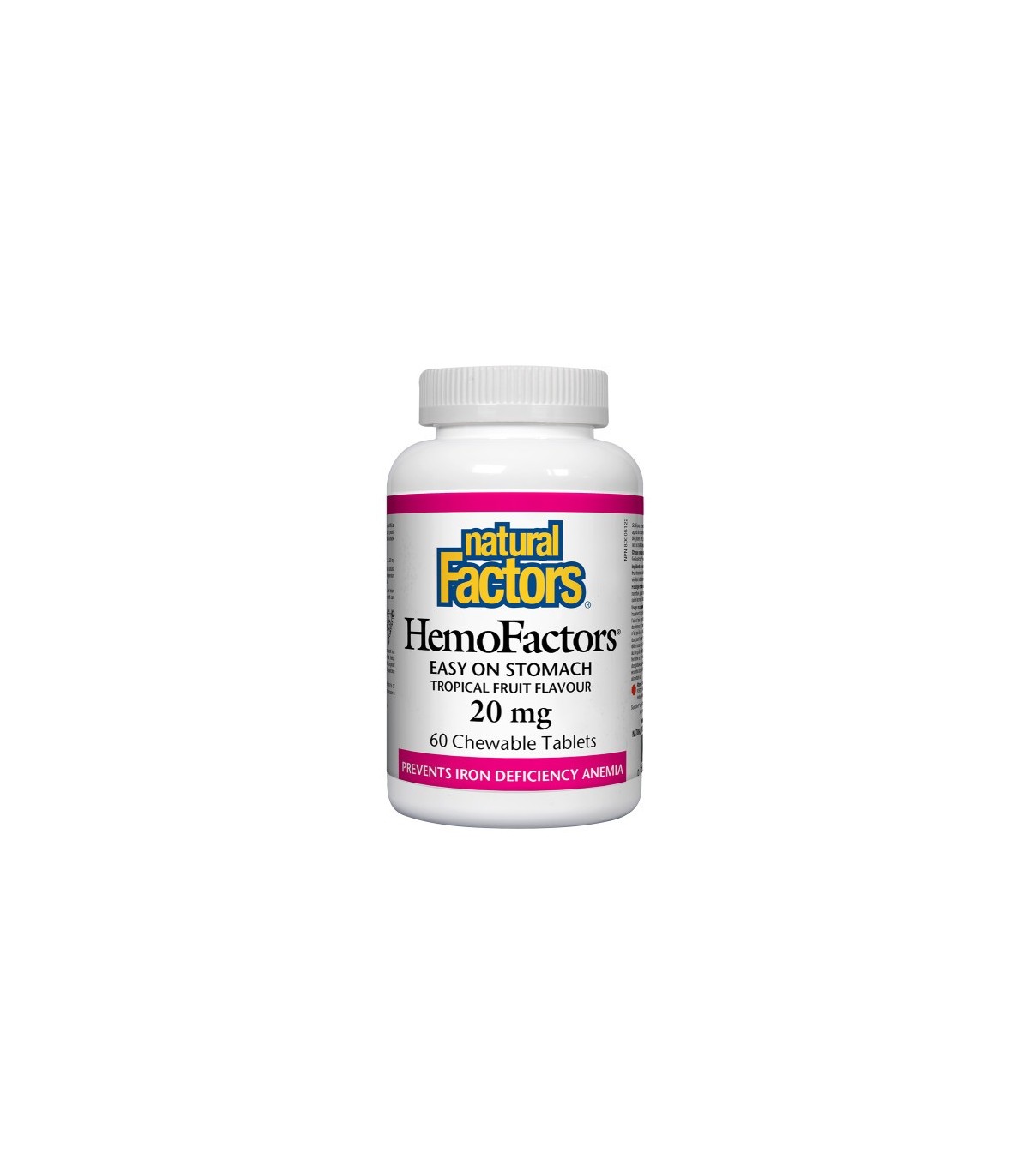 HemoFactors 20 mg, 60 comprimés à croquer | Safest & Easiest Shopping Vitamins Online | VITASHOP