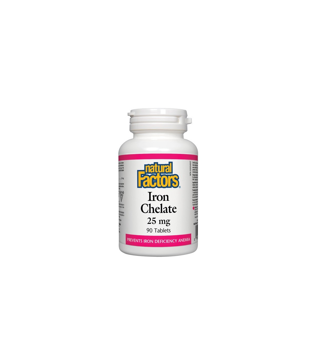 Chélate de fer 25 mg, 90 comprimés | Safest & Easiest Shopping Vitamins Online | VITASHOP