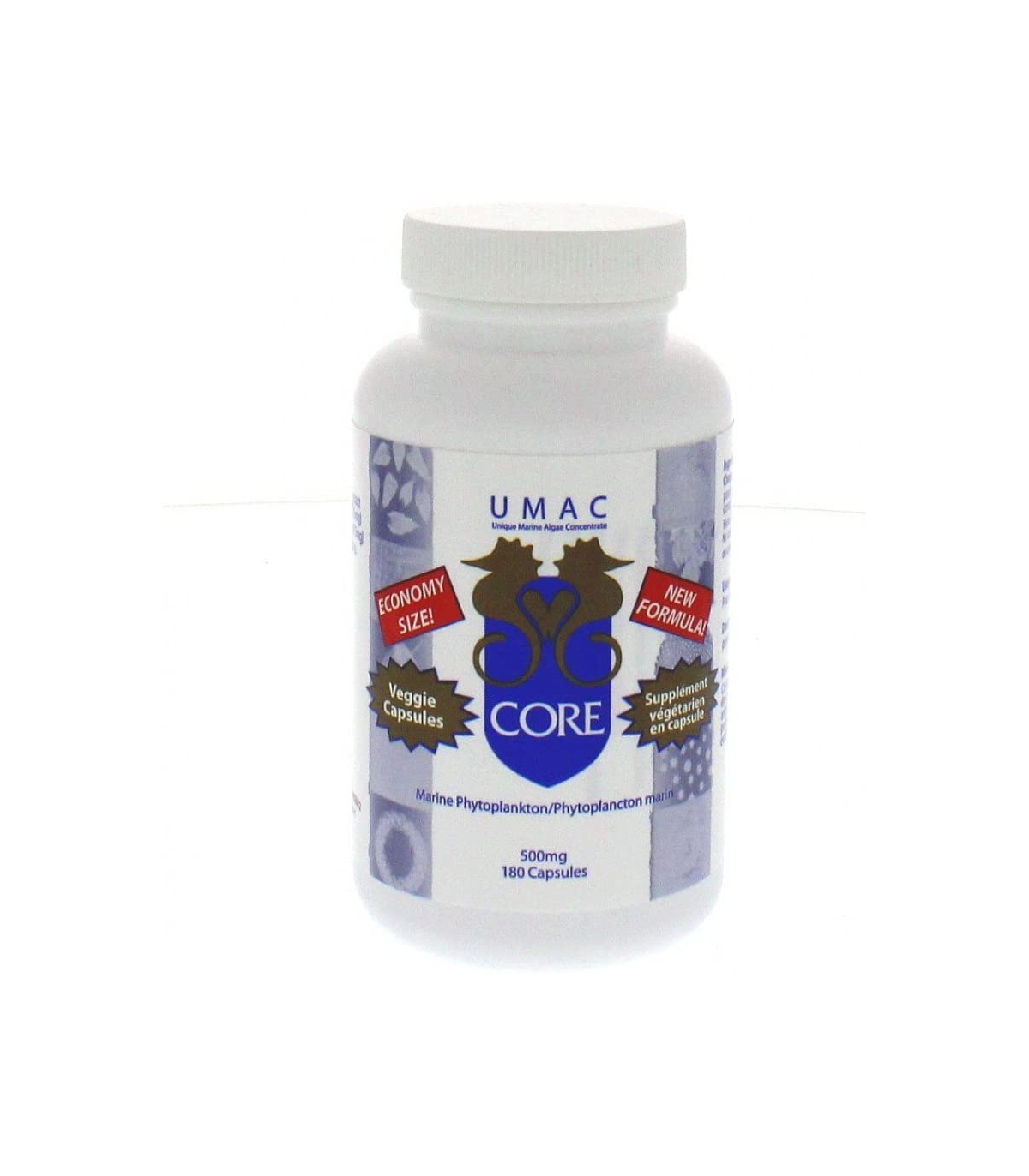 Umac-Core Marine Phytoplankton 500 mg 180 Capsules | Safest & Easiest Shopping Vitamins Online | VITASHOP