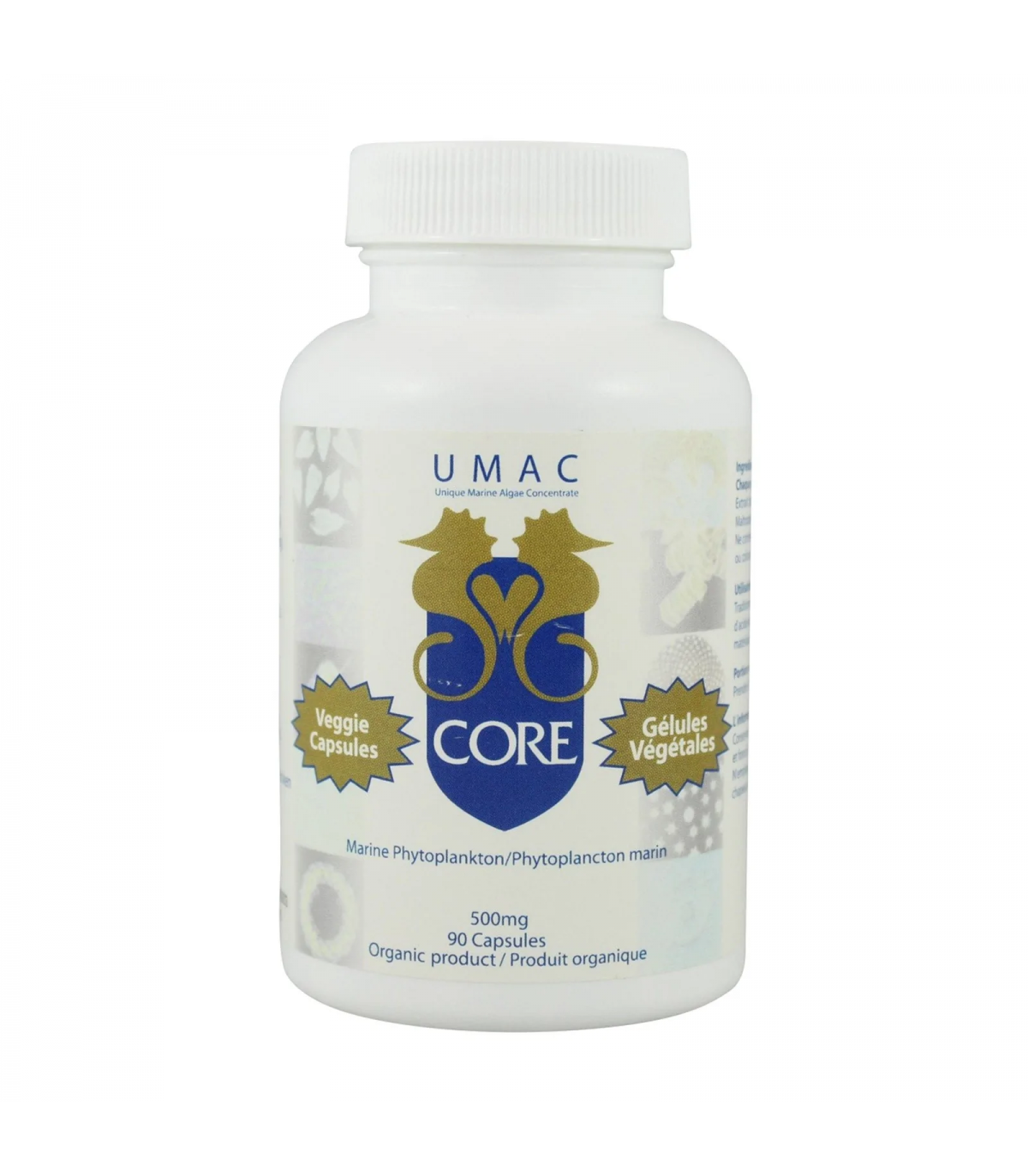 Umac-Core Marine Phytoplankton 500 mg 90 Capsules | Safest & Easiest Shopping Vitamins Online | VITASHOP