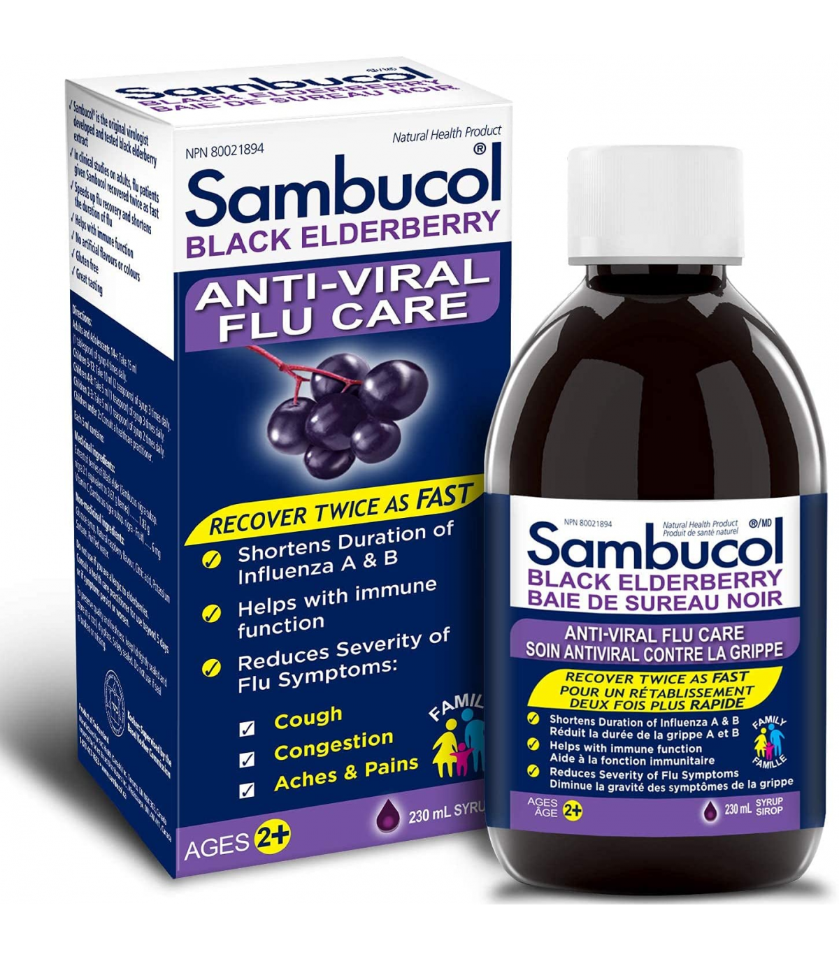 Sambucol Sambucol Anti-Viral Flu 230 ml | Unbeatable Prices, Daily Deals | VITASHOP