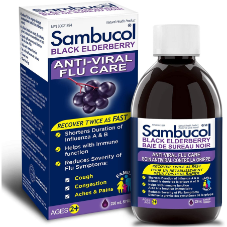Sambucol Sambucol Anti-Viral Flu 230 ml | Unbeatable Prices, Daily Deals | VITASHOP