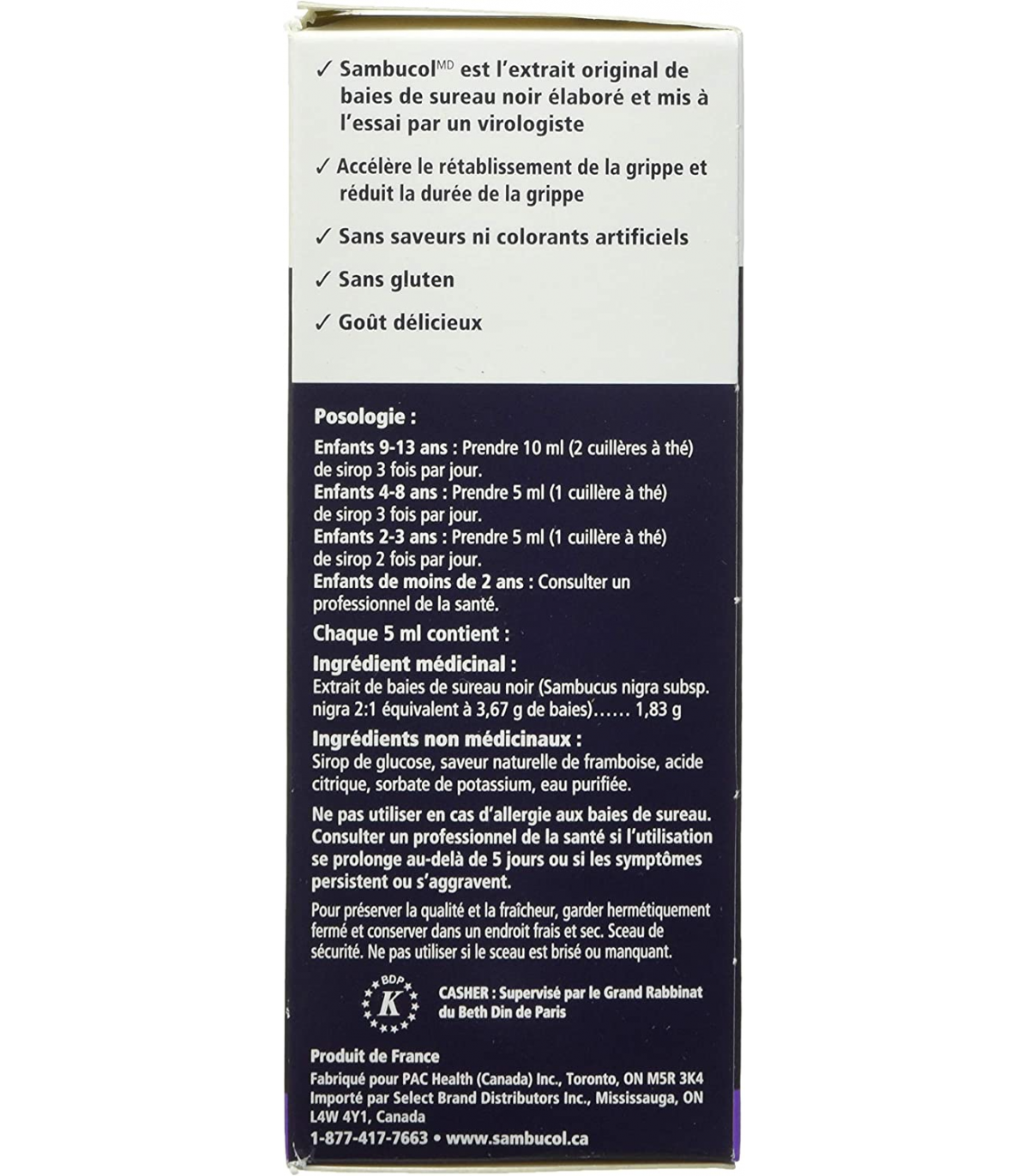 Sambucol Anti-Viral Flu Kids 120 ml | Safest & Easiest Shopping Vitamins Online | VITASHOP
