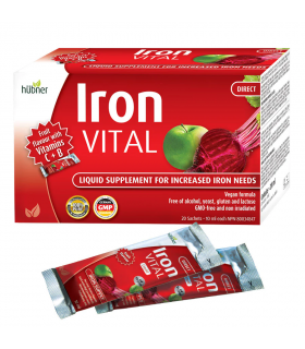 Hübner Iron Vital 20 Sachets X 10 ml Each | 每天不同折扣, 全网最低价格 | 种类齐全的保健品店铺 VITASHOP, 只有你想不到, 没有你买不到 !