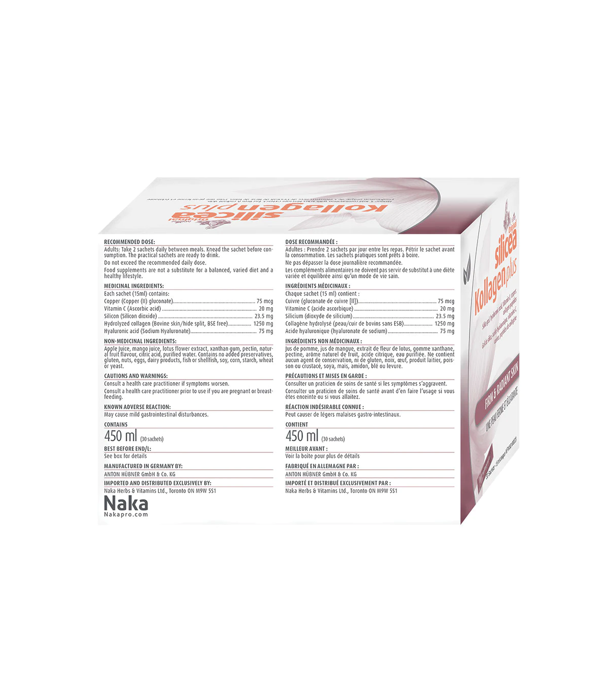 Hübner Hubner Silicea & Kollagen+ 30 Sachets X 15 ml Each | Unbeatable Prices, Daily Deals | VITASHOP