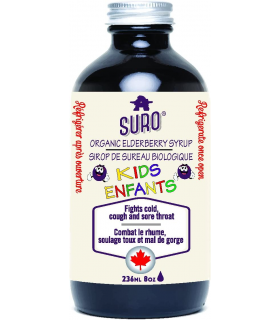 SURO Organic Elderberry Syrup For Kids 236 ml | Unbeatable Prices, Daily Deals | VITASHOP