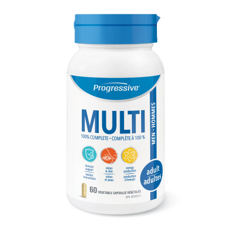 Progressive Nutritionals Multi Vitamins & Minerals for Adult Men 60 Capsules | Unbeatable Prices, Daily Deals | VITASHOP