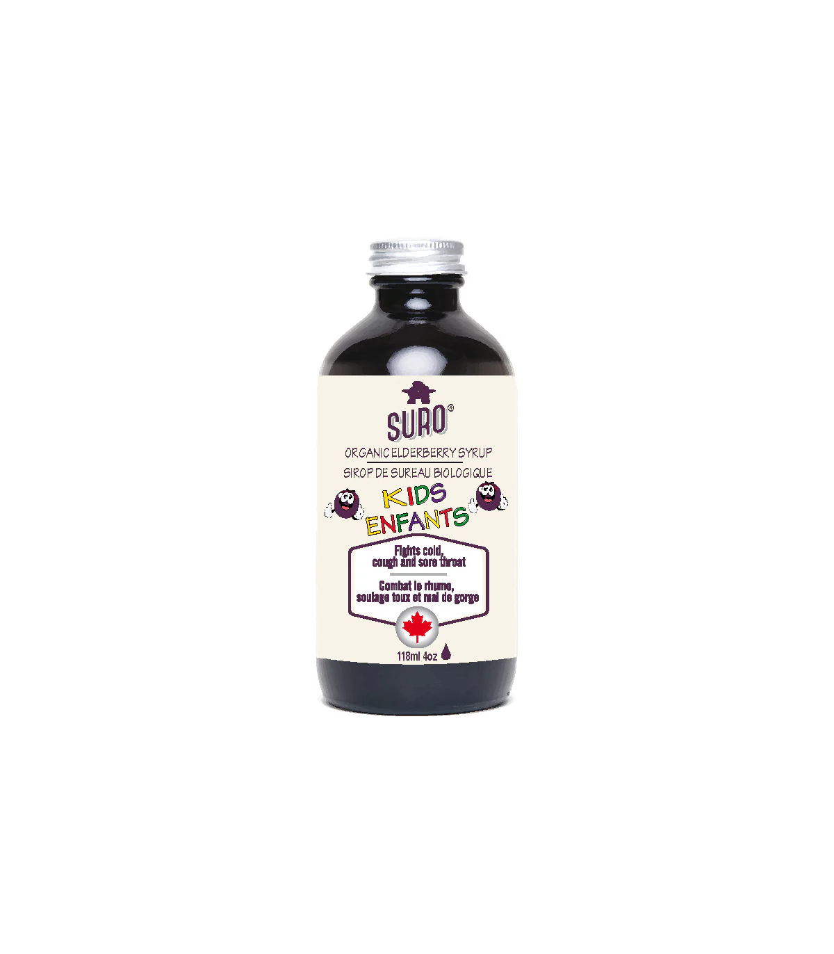 Organic Elderberry Syrup For Kids 118 ml | Safest & Easiest Shopping Vitamins Online | VITASHOP