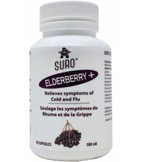SURO Organic Elderberry 60 Capsules | Unbeatable Prices, Daily Deals | VITASHOP