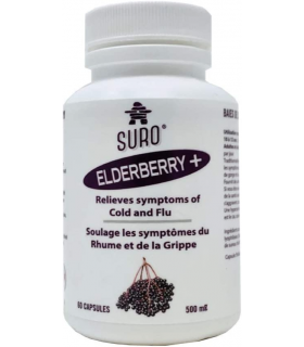 SURO Organic Elderberry 60 Capsules | Unbeatable Prices, Daily Deals | VITASHOP
