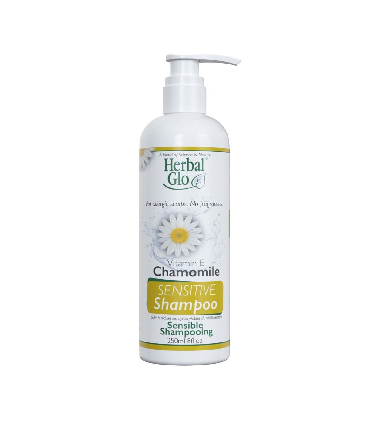 Herbal Glo Chamomile Sensitive Shampoo 250 ml | Unbeatable Prices, Daily Deals | VITASHOP