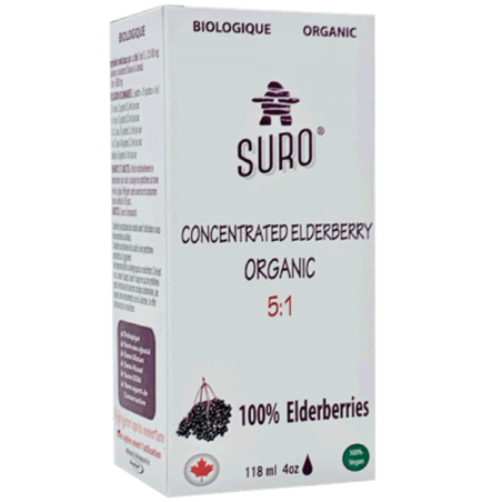 SURO Concentrated Elderberry Organic 5:1 118 ml | Unbeatable Prices, Daily Deals | VITASHOP