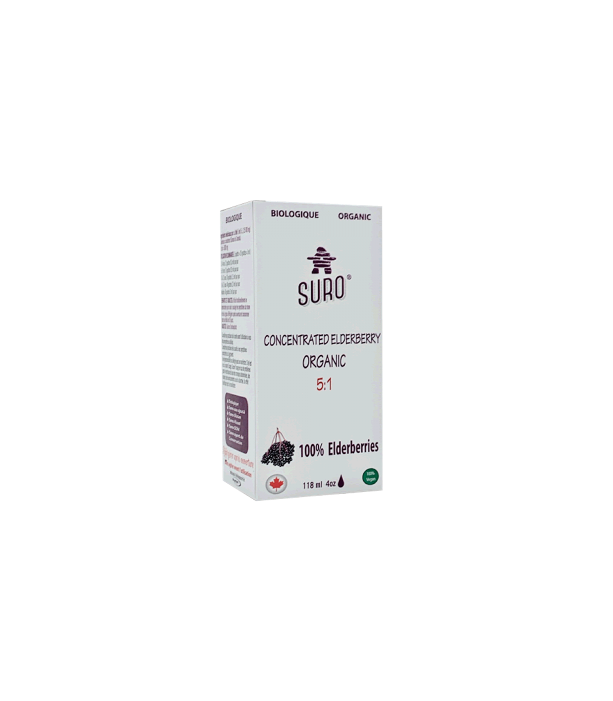 SURO Concentrated Elderberry Organic 5:1 118 ml | Unbeatable Prices, Daily Deals | VITASHOP