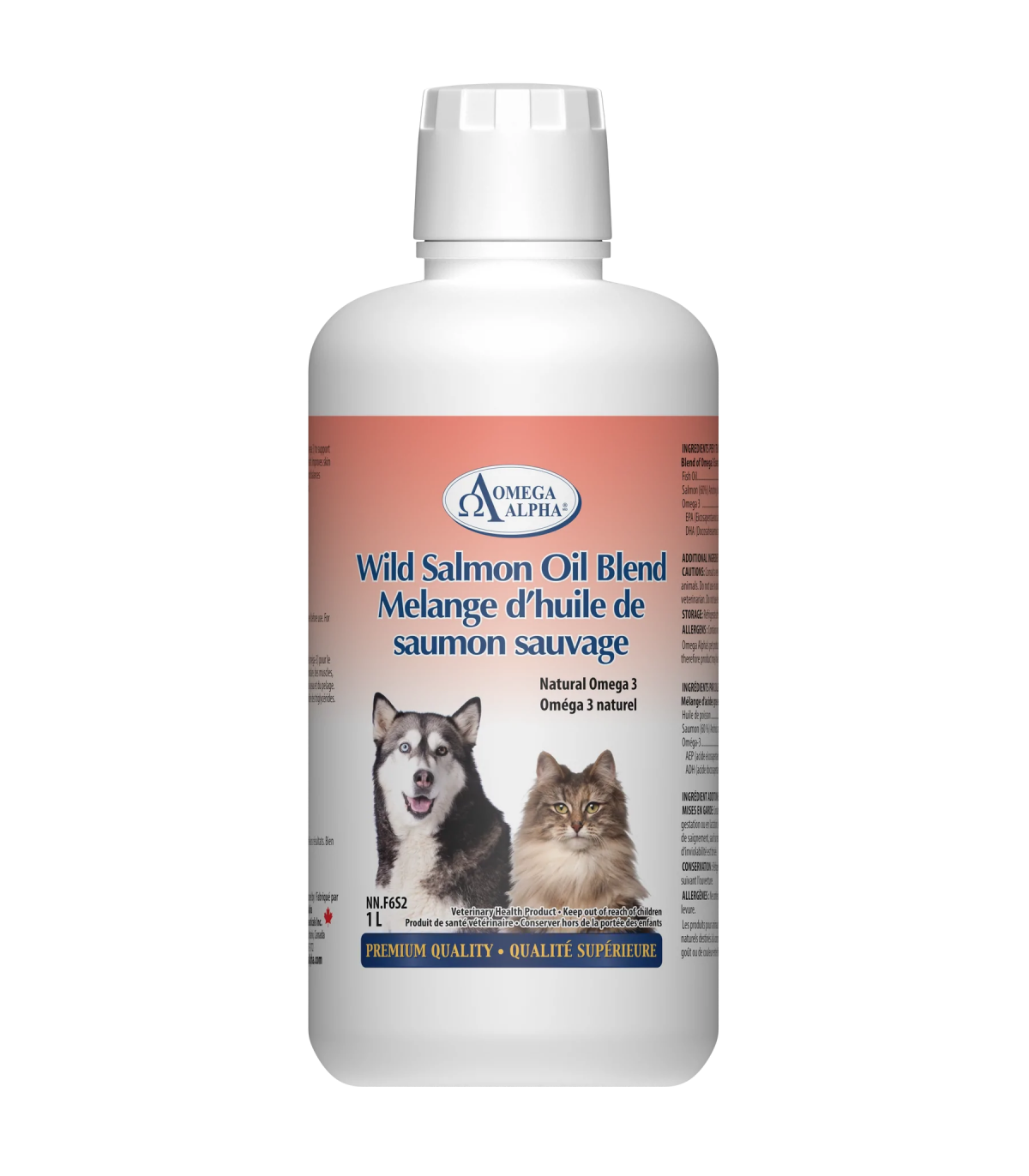 Omega Alpha Wild Salmon Oil Blend 1 L | Unbeatable Prices, Daily Deals | VITASHOP