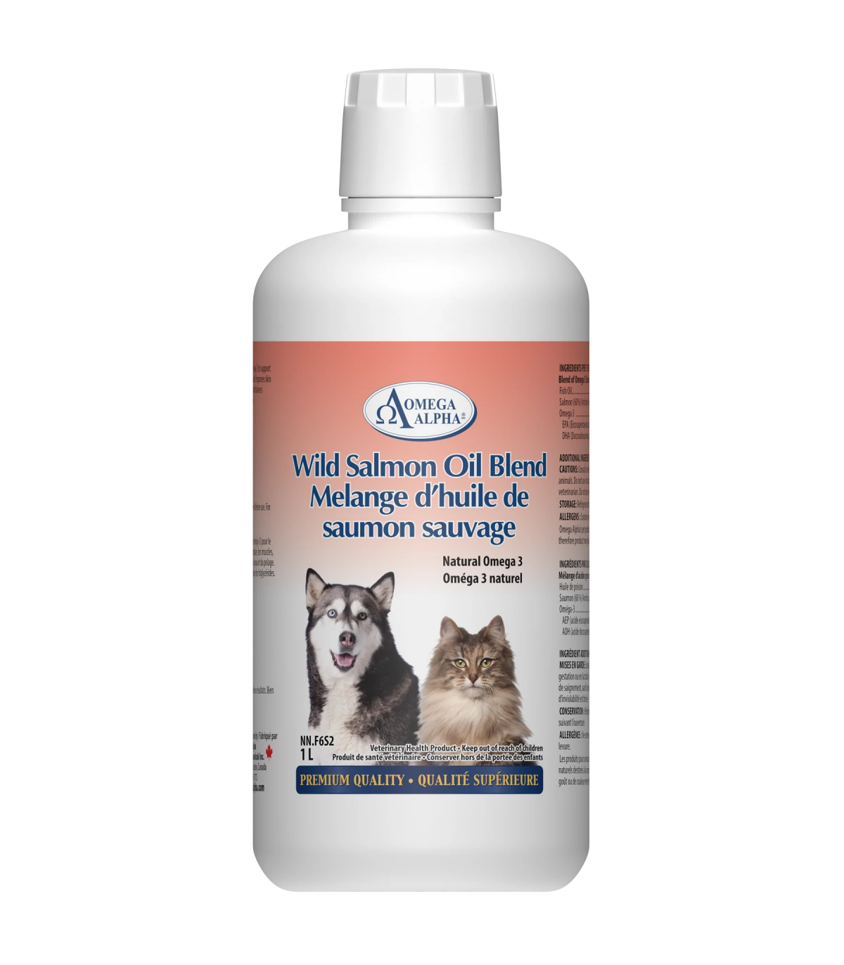 Omega Alpha Wild Salmon Oil Blend 1 L | Unbeatable Prices, Daily Deals | VITASHOP