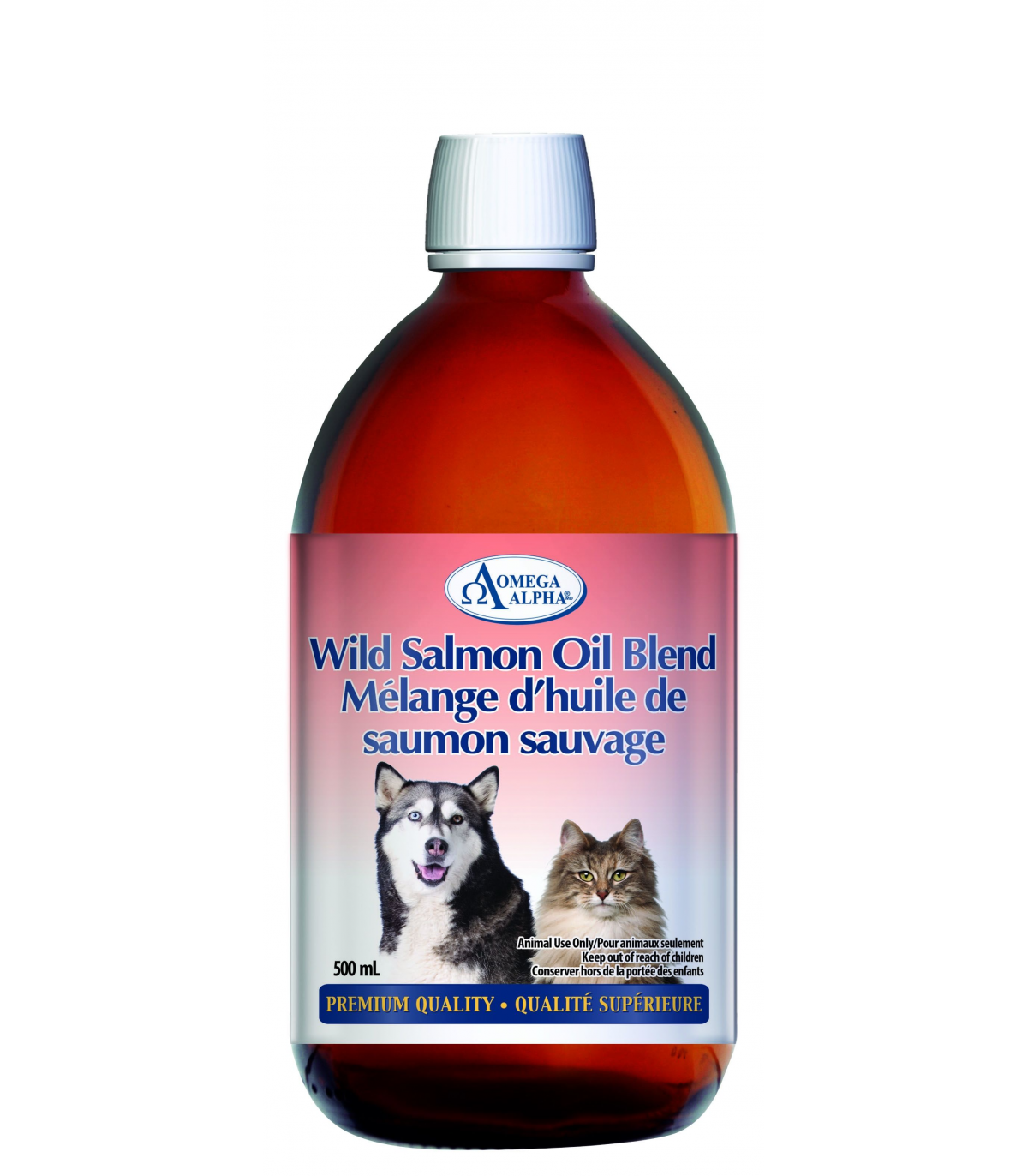 Omega Alpha Wild Salmon Oil Blend 500 ml | Unbeatable Prices, Daily Deals | VITASHOP