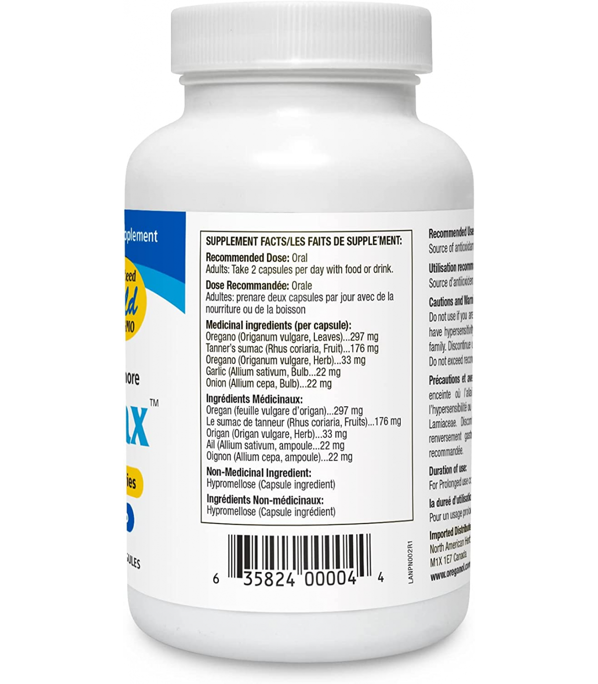 OregaMax 90 Vegi Capsules | Safest & Easiest Shopping Vitamins Online | VITASHOP
