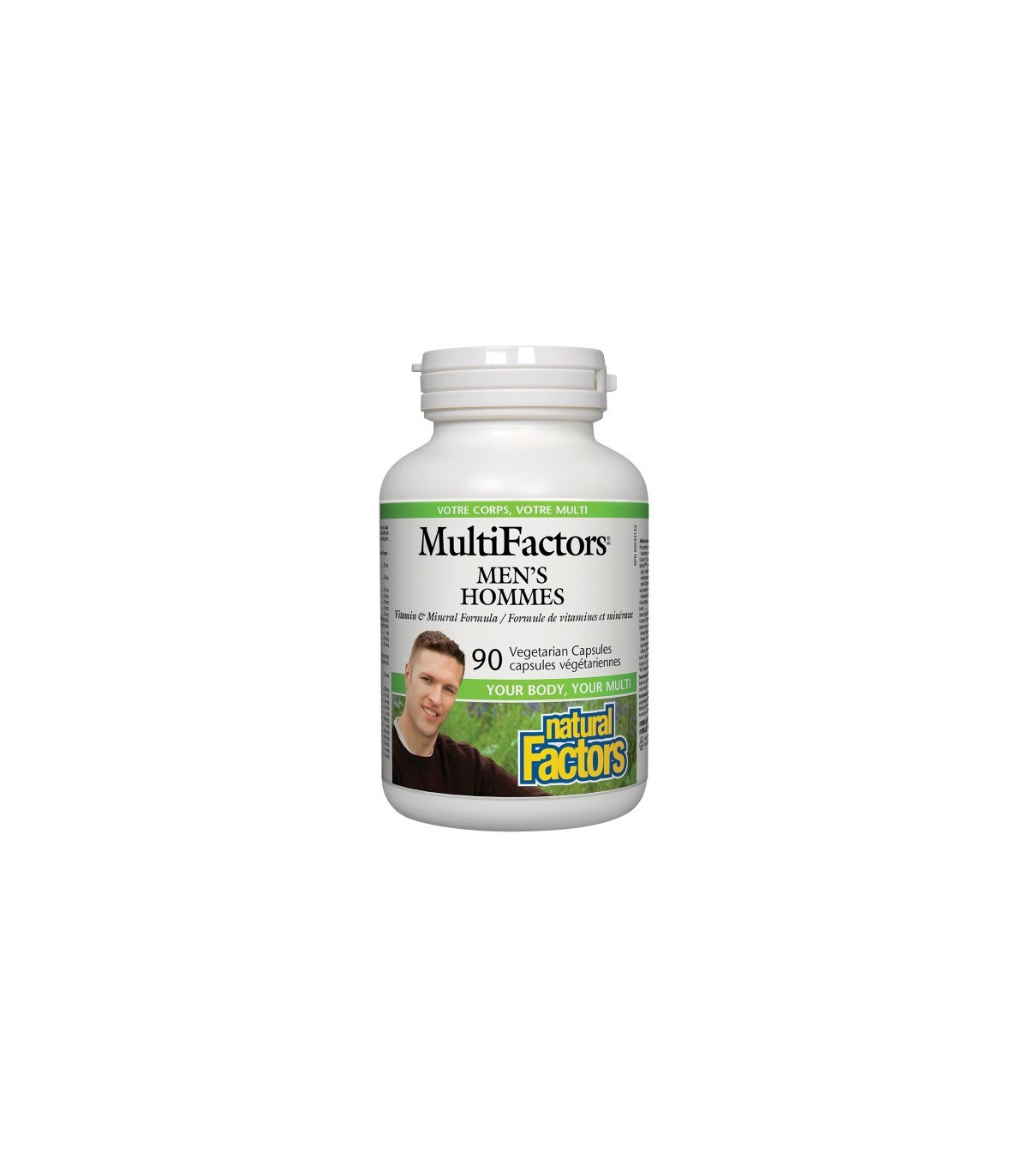 Natural Factors Men's MultiFactors, 90 Vegetarian Capsules | Unbeatable Prices, Daily Deals | VITASHOP