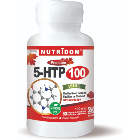 Nutridom 뉴트리돔 5-HTP 100 mg 60 식물성 캡슐 | 매일 업데이트되는 특가 상품 | VITASHOP