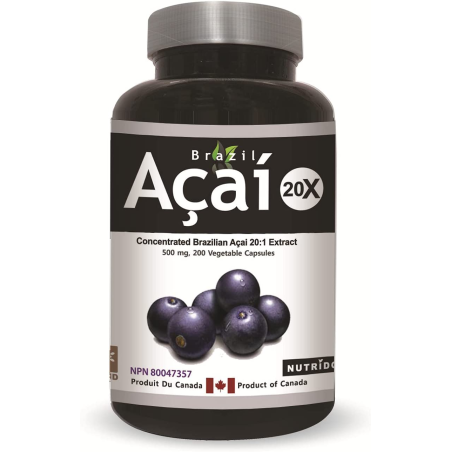 Acai 20x 200 Vegi Capsules | Safest & Easiest Shopping Vitamins Online | VITASHOP