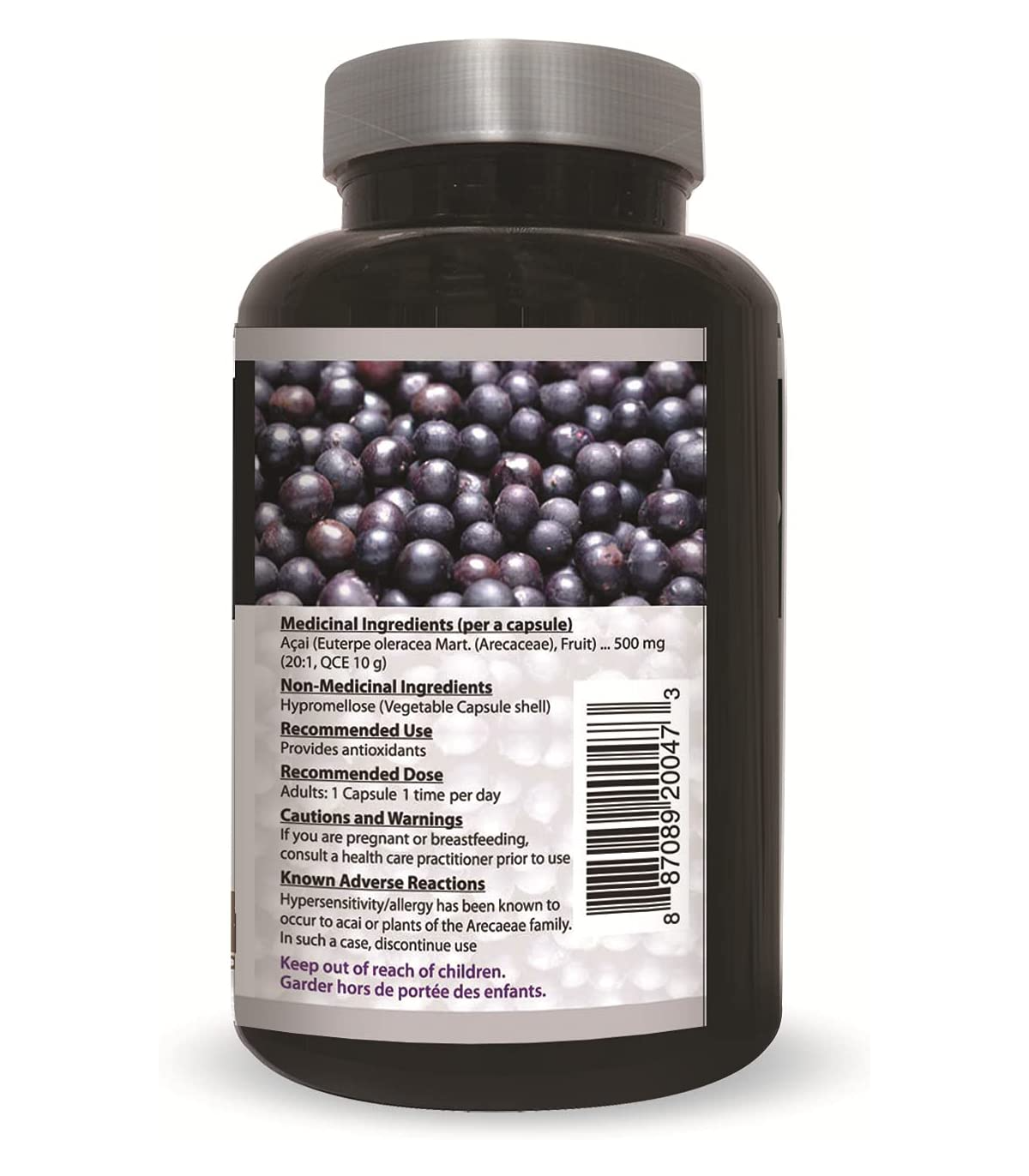 Acai 20x 200 Vegi Capsules | Safest & Easiest Shopping Vitamins Online | VITASHOP