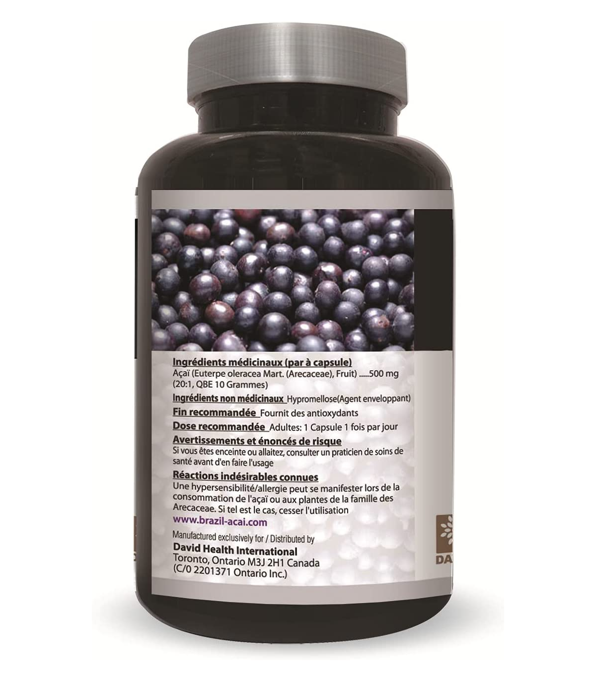 Acai 20x 200 Vegi Capsules | Safest & Easiest Shopping Vitamins Online | VITASHOP