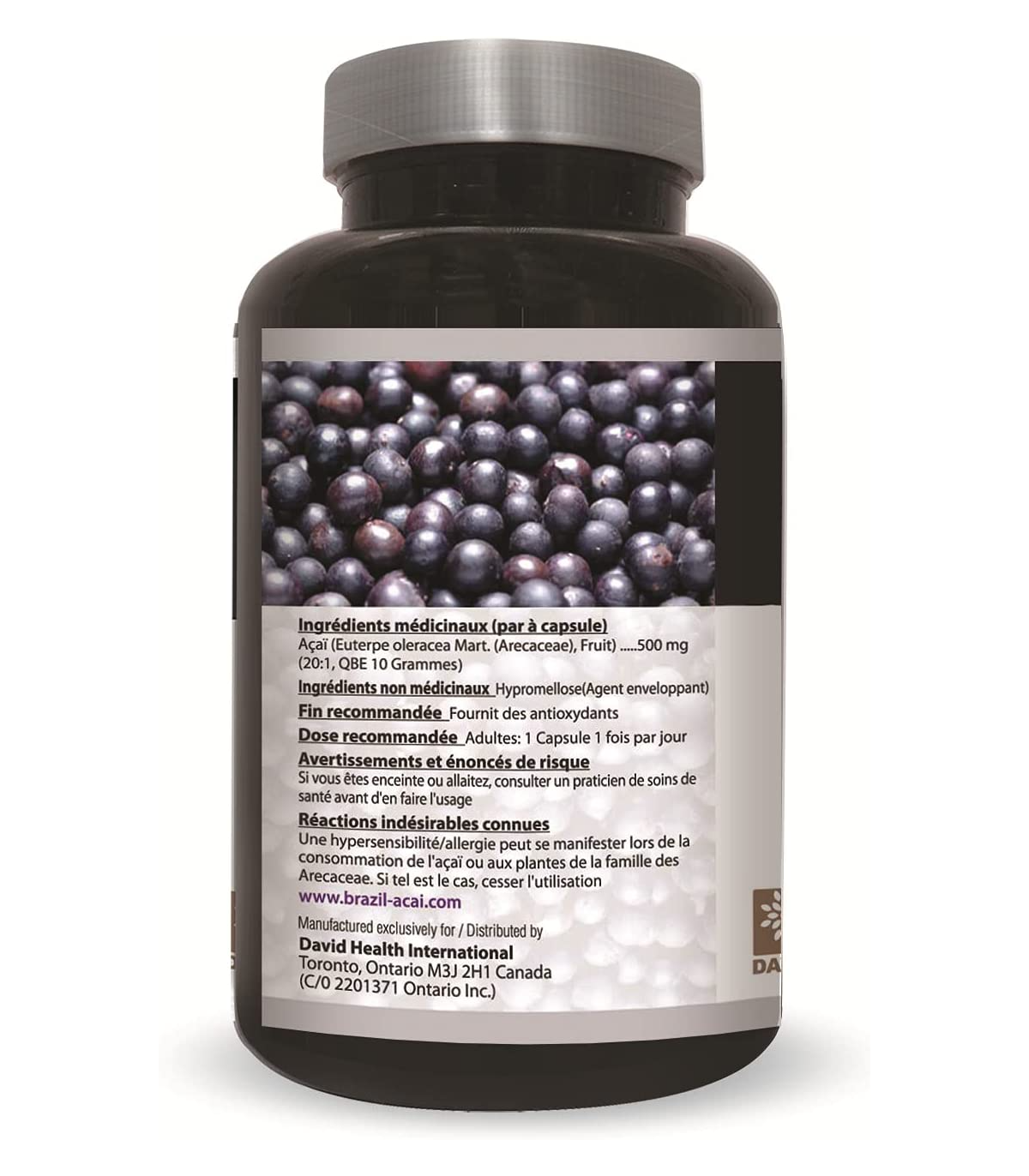 Acai 20x 200 Vegi Capsules | Safest & Easiest Shopping Vitamins Online | VITASHOP