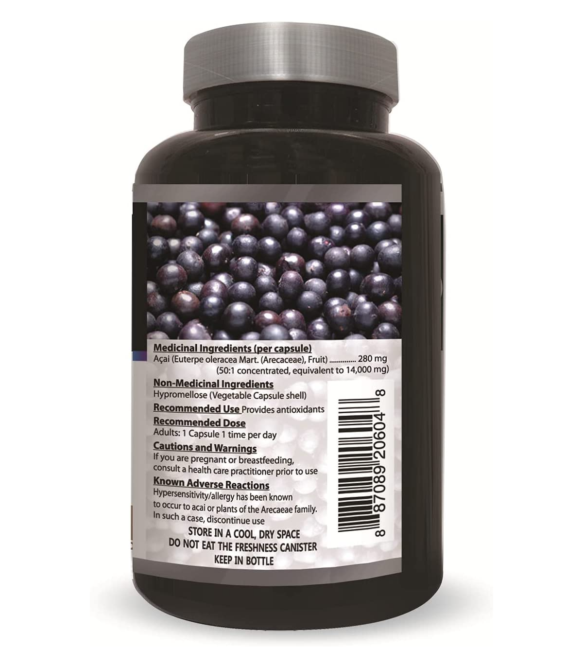 Brazil Acai 브라질 아사이 아사이 50x 200 식물성 캡슐 | 매일 업데이트되는 특가 상품 | VITASHOP