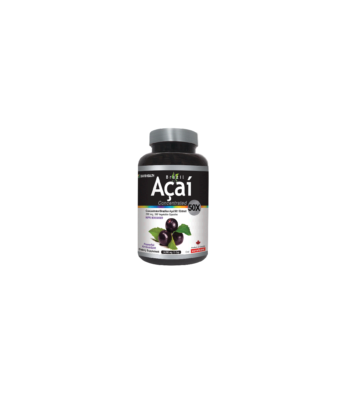 Brazil Acai 브라질 아사이 아사이 50x 200 식물성 캡슐 | 매일 업데이트되는 특가 상품 | VITASHOP