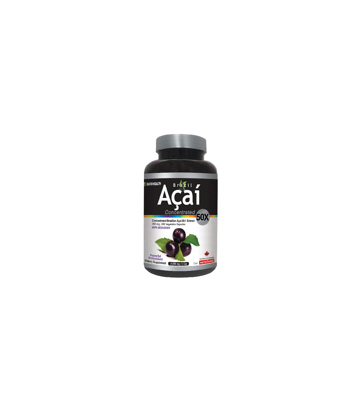 Brazil Acai 브라질 아사이 아사이 50x 200 식물성 캡슐 | 매일 업데이트되는 특가 상품 | VITASHOP