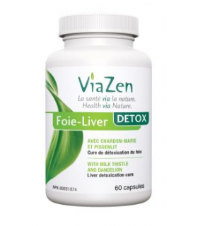 ViaZen Foie-Liver DETOX 60 Capsuels | Unbeatable Prices, Daily Deals | VITASHOP