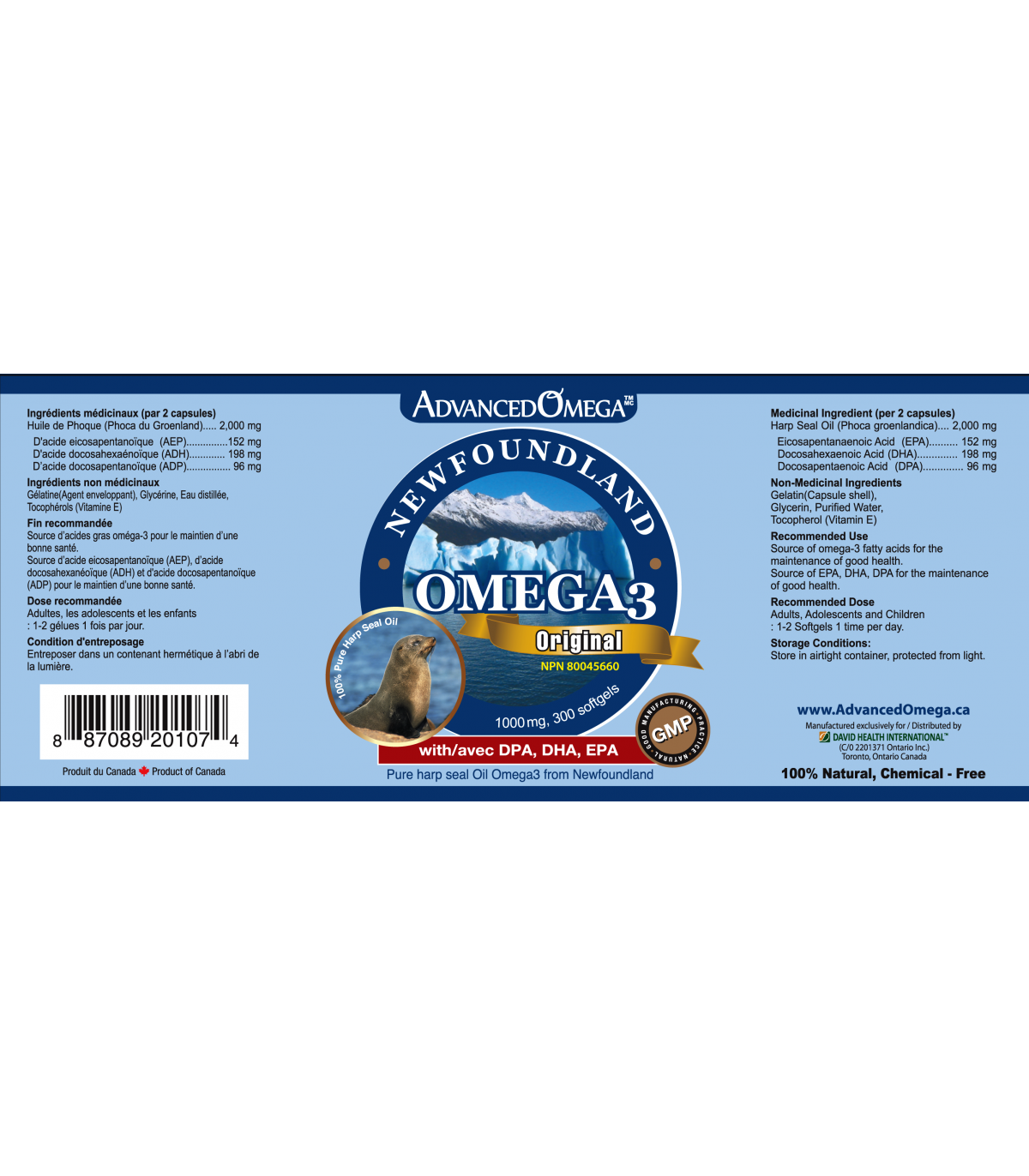 Nutridom 뉴트리돔 AdvancedOmega3 1000 mg 300 소프트젤 | 매일 업데이트되는 특가 상품 | VITASHOP