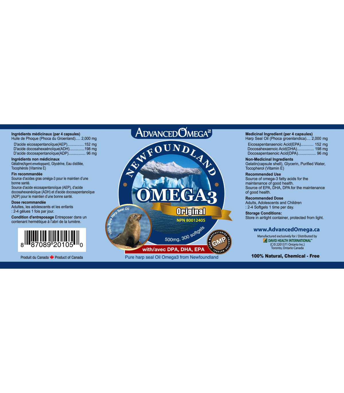 Nutridom 뉴트리돔 AdvancedOmega3 500 mg 300 소프트젤 | 매일 업데이트되는 특가 상품 | VITASHOP