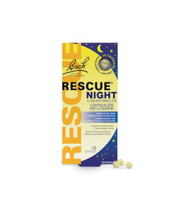 Bach Flower Rescue Remedy Night Liquid Melts 28 Softgels | Unbeatable Prices, Daily Deals | VITASHOP