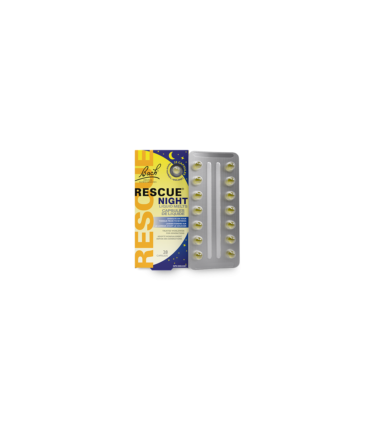 Rescue Remedy Night Liquid Melts 28 Softgels | Safest & Easiest Shopping Vitamins Online | VITASHOP
