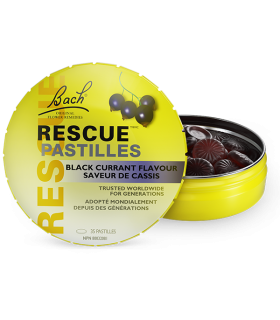 Rescue Pastilles Black Currant 50 g | Safest & Easiest Shopping Vitamins Online | VITASHOP