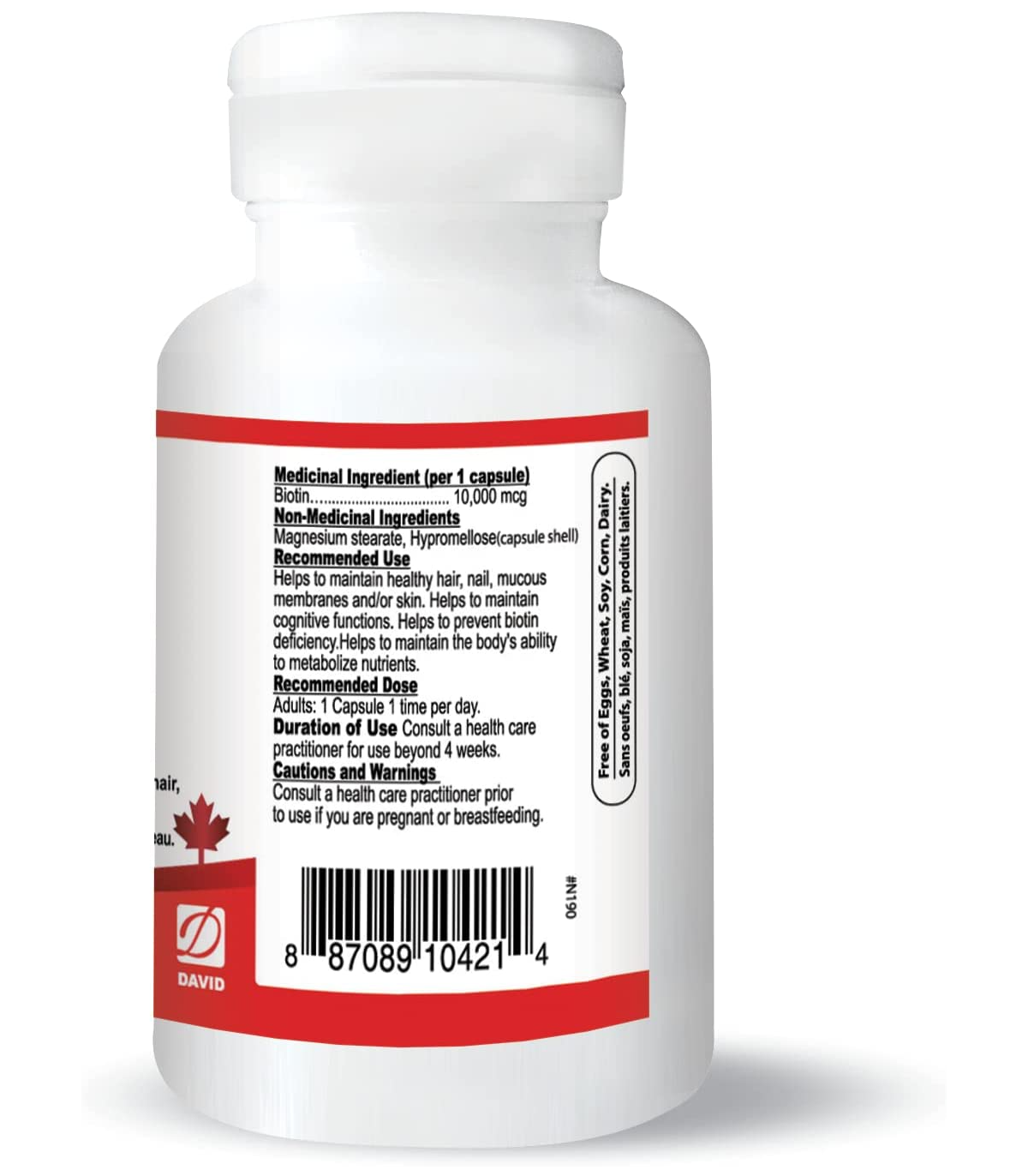 Nutridom Biotin 60 Vegi Capsules | Unbeatable Prices, Daily Deals | VITASHOP