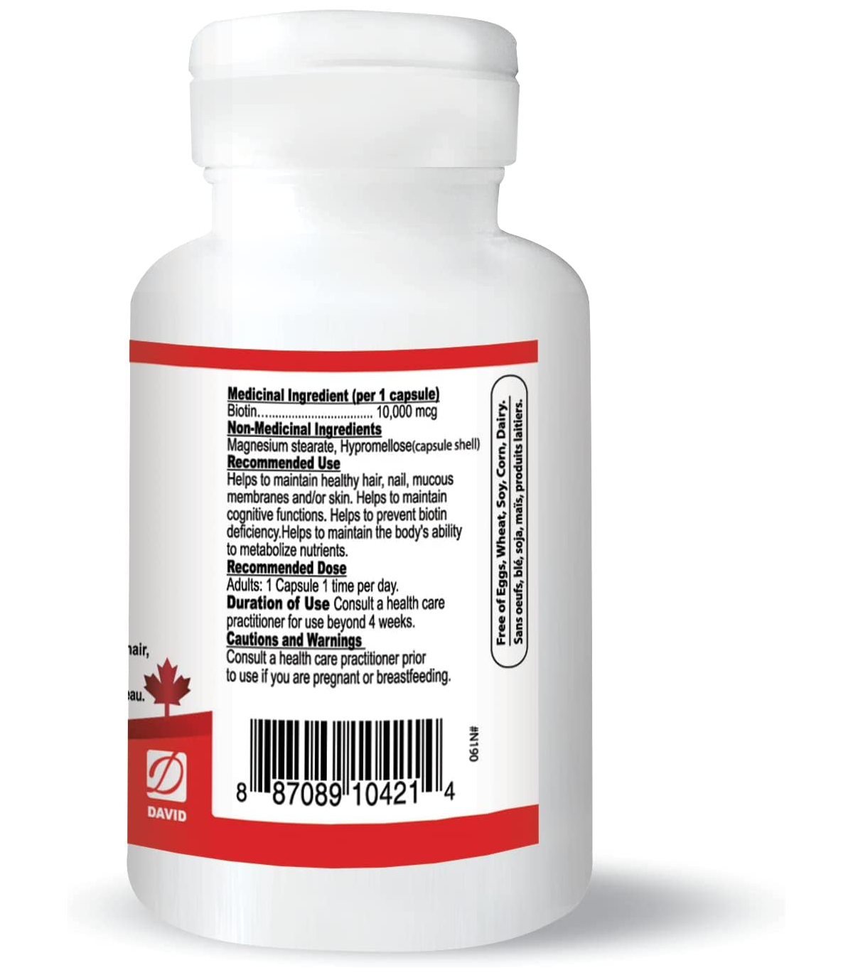 Nutridom Biotin 60 Vegi Capsules | Unbeatable Prices, Daily Deals | VITASHOP