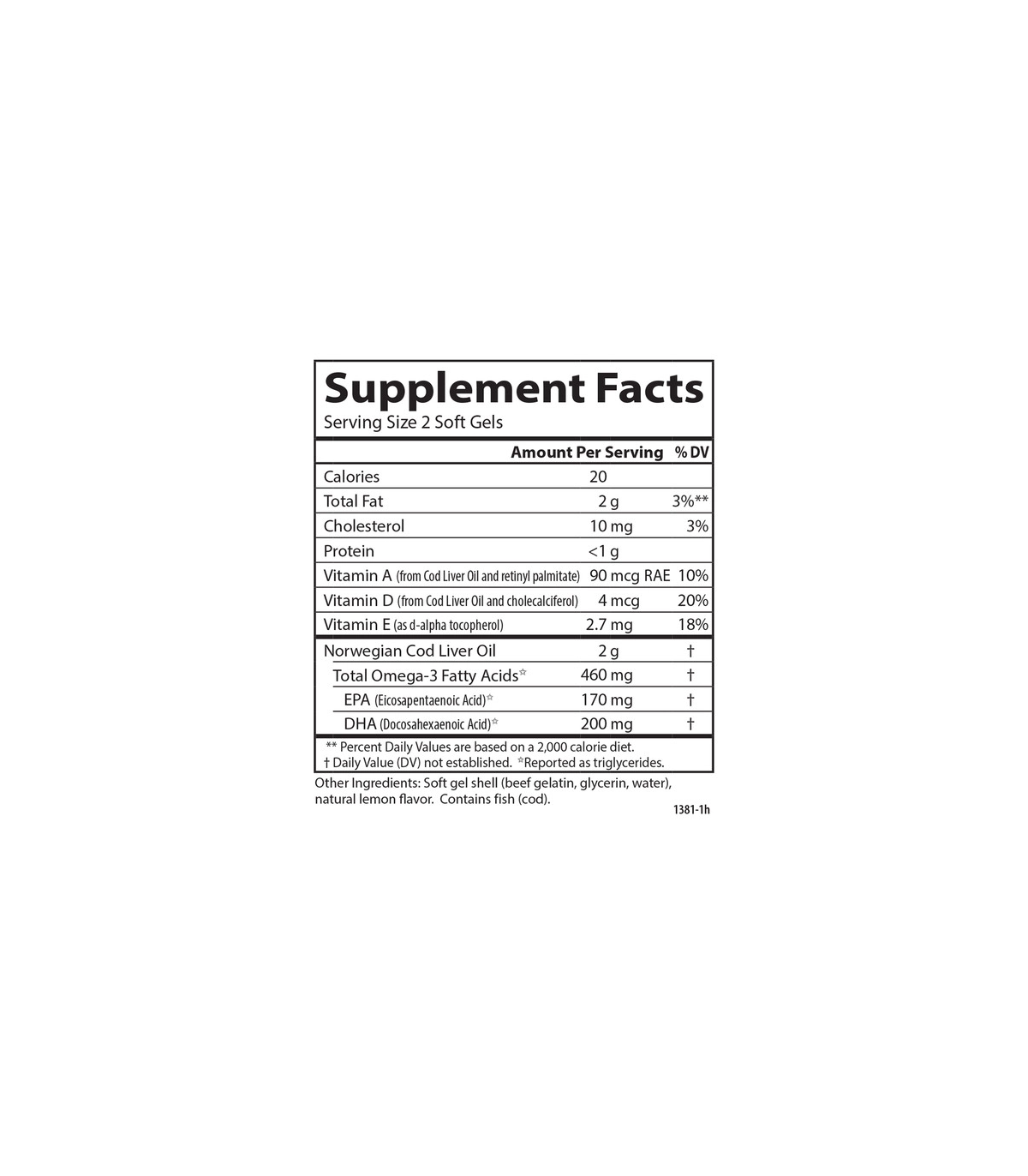 Carlson Laboratories 칼슨 래보래터리스 대구 간유 레몬 150 소프트젤 | 매일 업데이트되는 특가 상품 | VITASHOP
