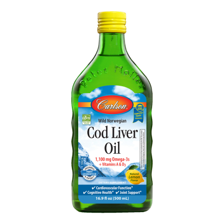 Carlson Laboratories 칼슨 래보래터리스 노르웨이 대구 간유 레몬 500ml | 매일 업데이트되는 특가 상품 | VITASHOP