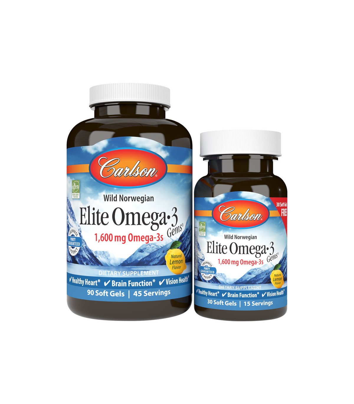 Elite Omega-3 120 Softgels | Safest & Easiest Shopping Vitamins Online | VITASHOP