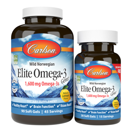 Elite Omega-3 120 Softgels | Safest & Easiest Shopping Vitamins Online | VITASHOP