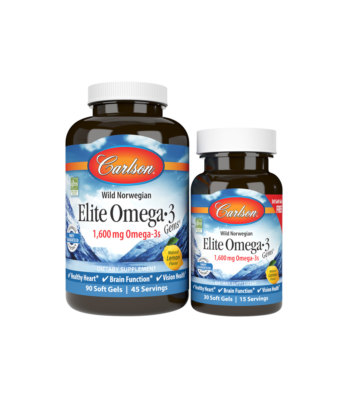 Elite Omega-3 120 Softgels | Safest & Easiest Shopping Vitamins Online | VITASHOP
