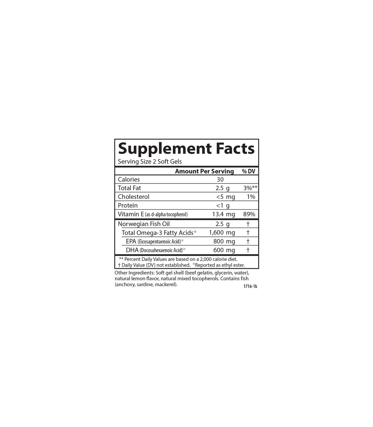 Elite Omega-3 120 Softgels | Safest & Easiest Shopping Vitamins Online | VITASHOP