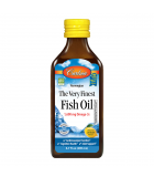 Carlson Laboratories The Very Finest Fish Oil Lemon 200 ml | Unbeatable Prices, Daily Deals | VITASHOP