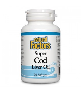 Natural Factors 내추럴 팩터스 슈퍼 대구 간유, 90 소프트젤 | 매일 업데이트되는 특가 상품 | VITASHOP