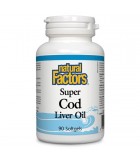 Natural Factors 내추럴 팩터스 슈퍼 대구 간유, 90 소프트젤 | 매일 업데이트되는 특가 상품 | VITASHOP