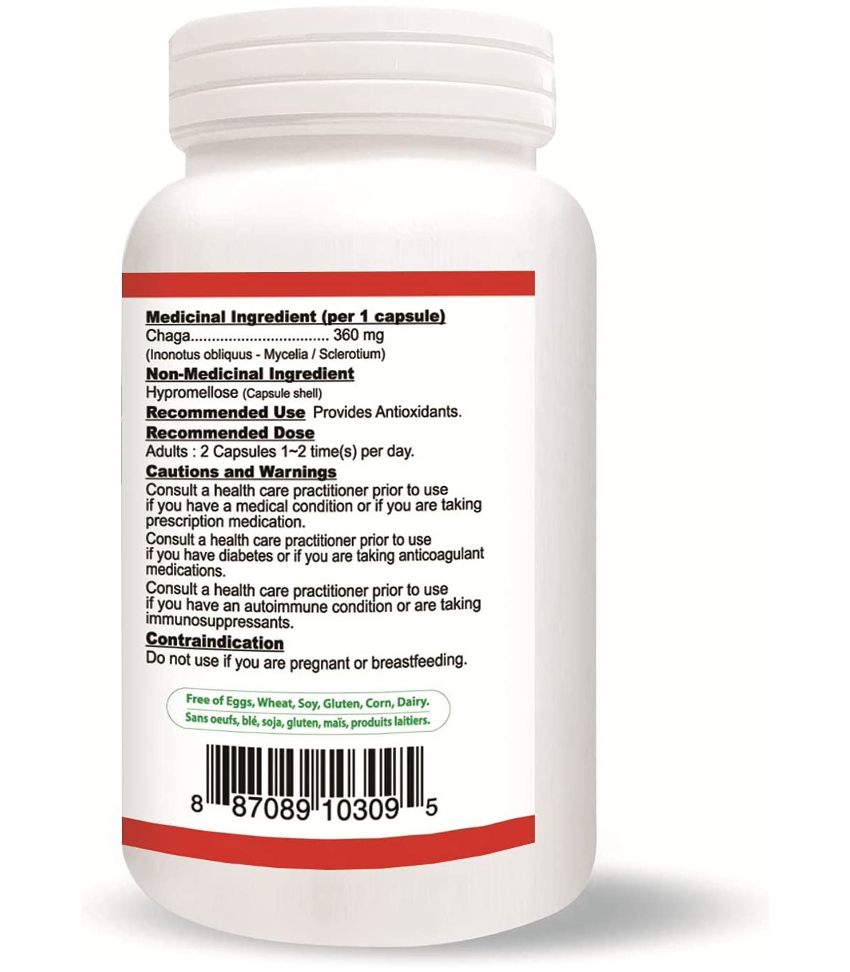 Nutridom CHAGA 120 Vegi Capsules | Unbeatable Prices, Daily Deals | VITASHOP